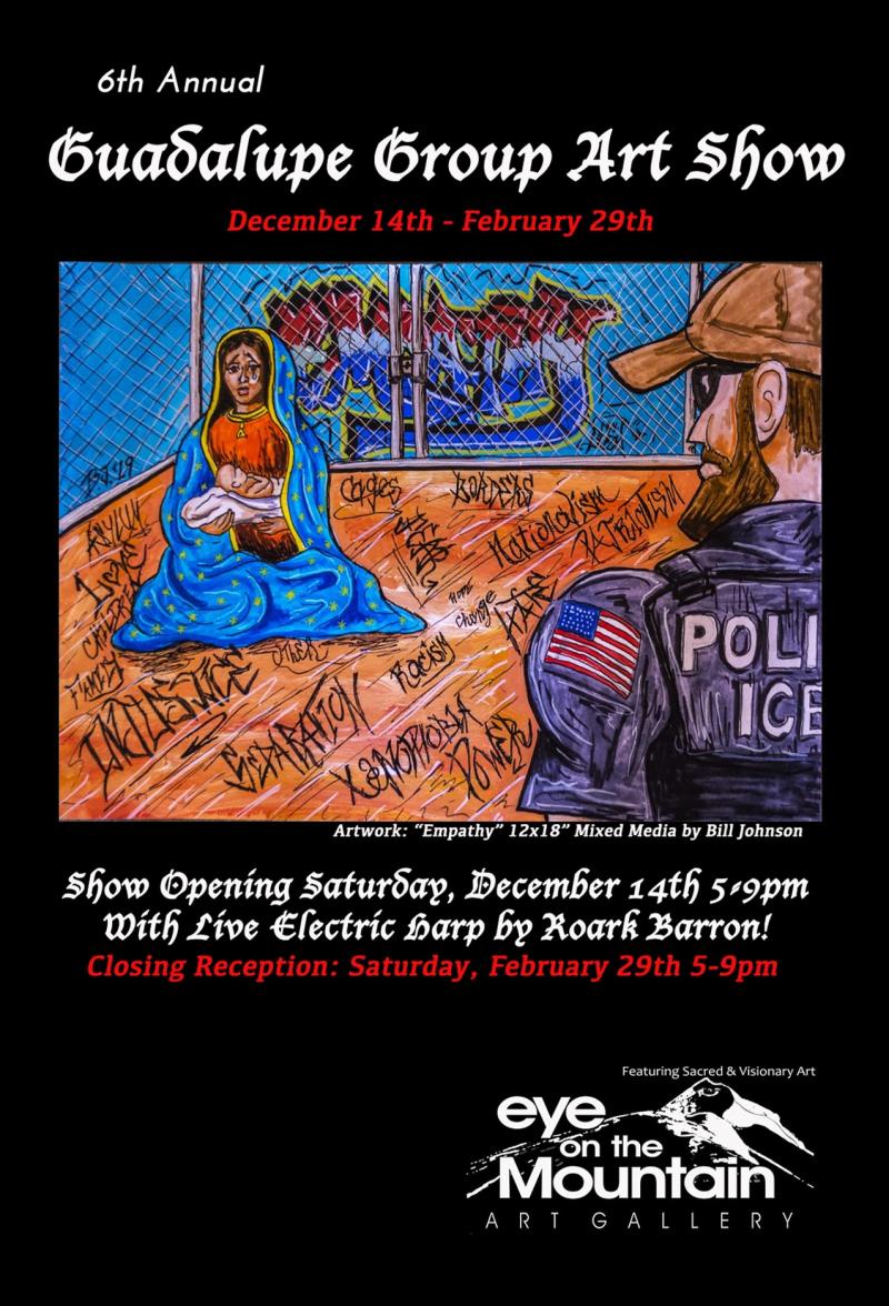 Guadalupe Group Art Show, Eye on the Mountain Art Gallery, Santa Fe Art Gallery