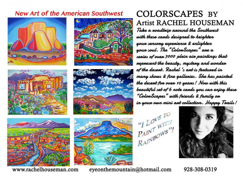 New Mexico, Cardset, Rachel Houseman, Cards, Gift Cards, ColorScapes Card Sets