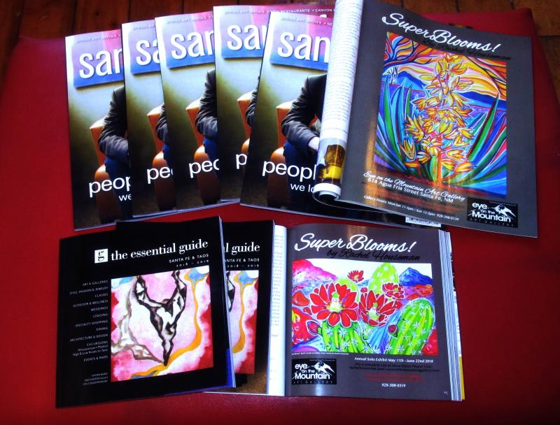 SuperBlooms, Artist, Rachel Houseman, Santa Fe Artist, Southwest Art, Magazine