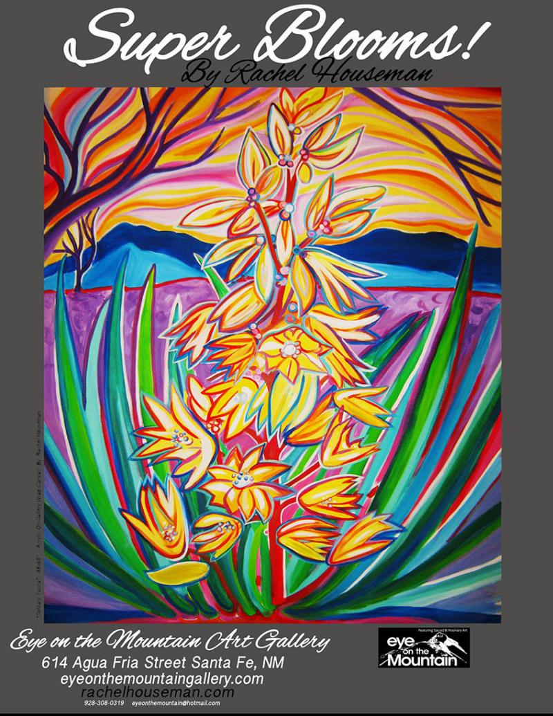 Rachel Houseman, Santa Fe Artist, ColorScapes Fine Art, ColorScapes, Super Bloom